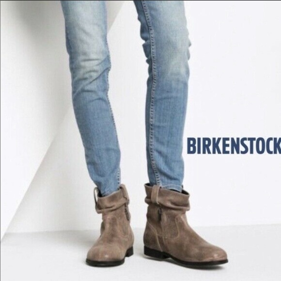 Birkenstock Shoes - Birkenstock Taupe Ankle Boots